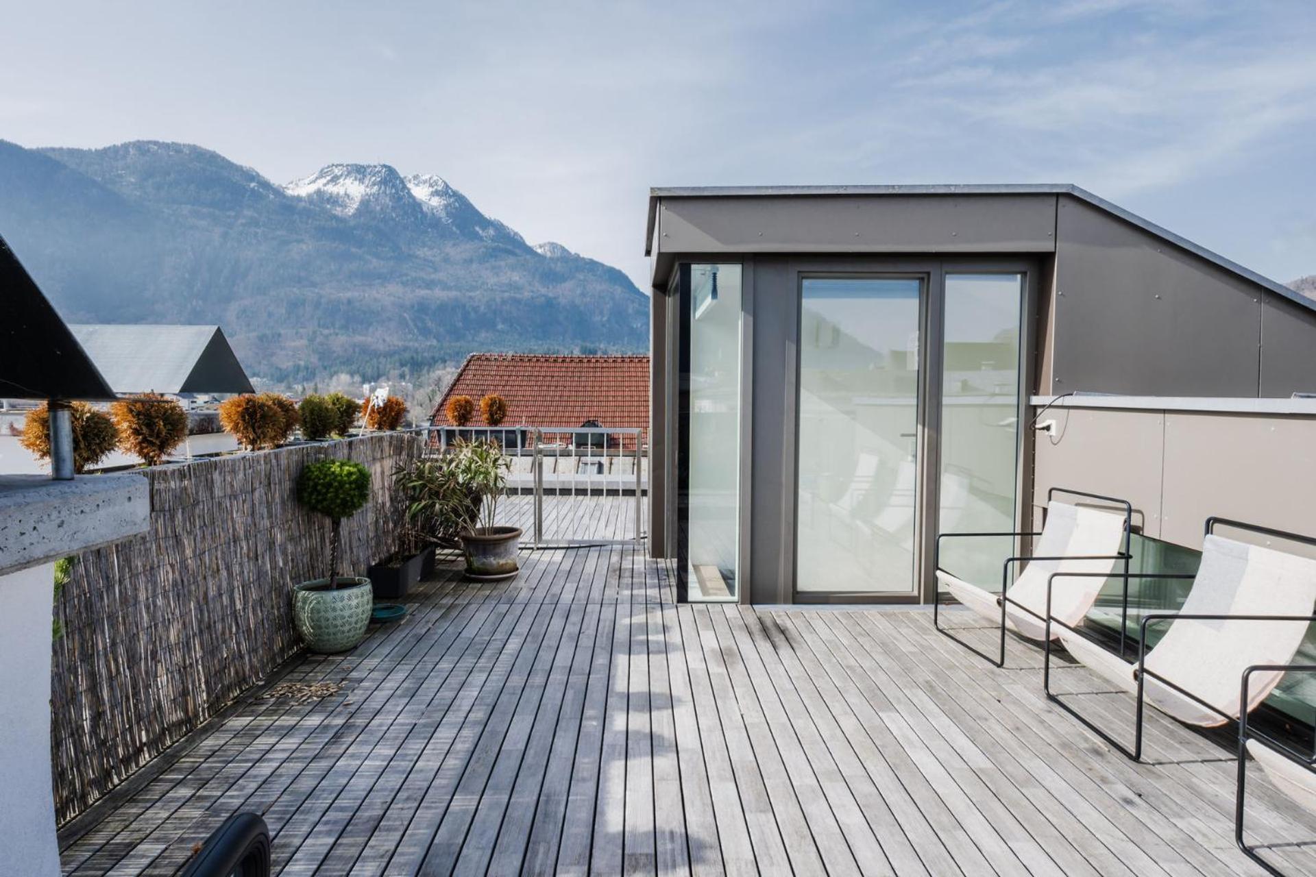 Luxus Penthouse Mit Panoramablick Apartamento Bad Ischl Exterior foto